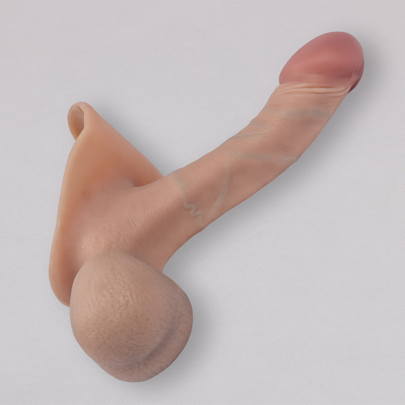 M15 realistic silicone FTM prosthetic in light shade